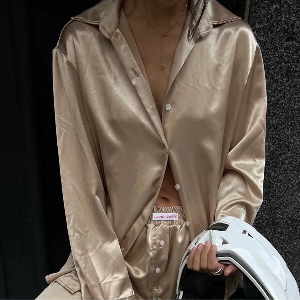 Handover Gold Button Down Shirt